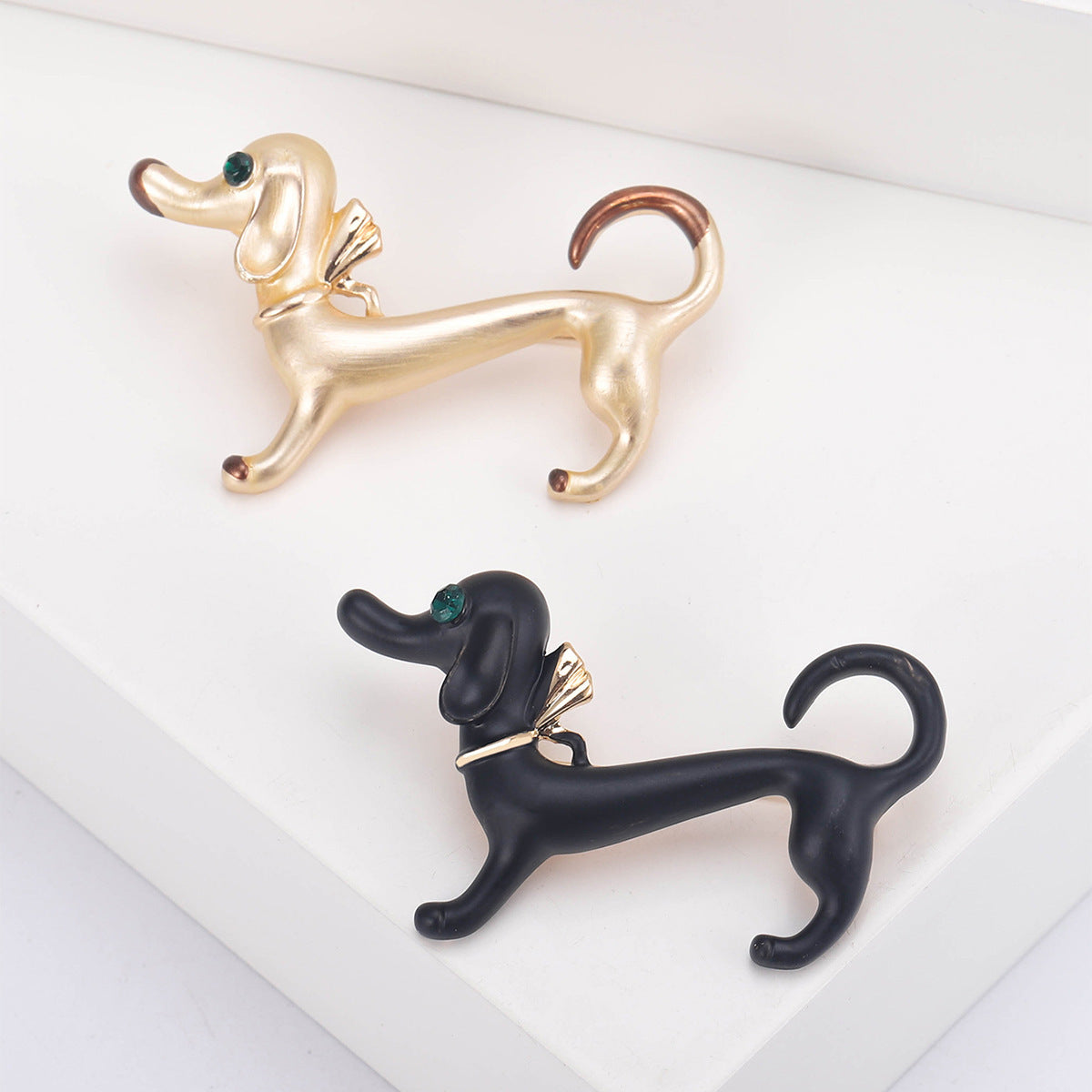 Cute Dripping Oil Sausage Dog Animal Pin