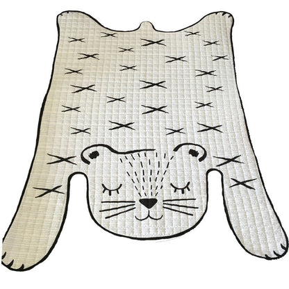 Baby Play Mat, White Tiger Rug