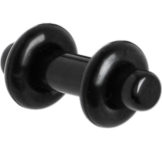 8G Black Acrylic Plug