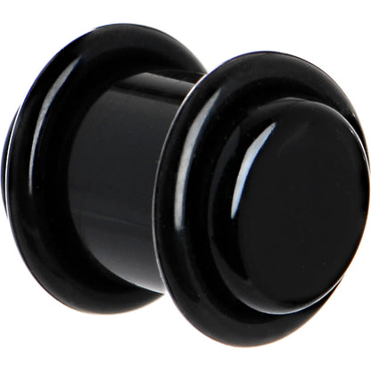 00G Black Acrylic Plug