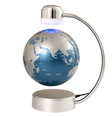8-Inch Magnetic Suspension Globe - Office Decoration & Novelty Gift