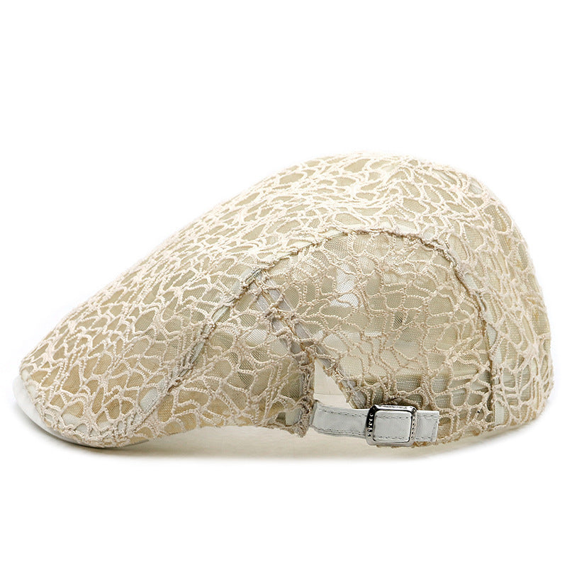 Lace Hard Gauze Beret Children's Casual Sun Hat