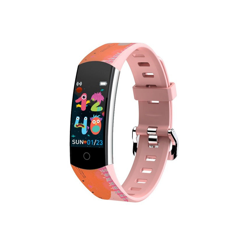 Children's Bracelet: Heart Rate, Blood Oxygen, Step Counter