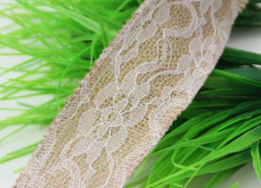 Lace Linen Roll, 5CM Wide, DIY Christmas Decor