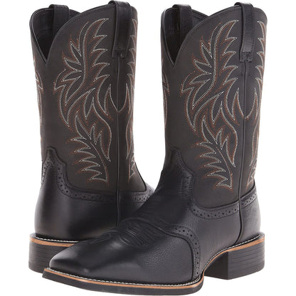 Short Vintage Western Cowboy Boot