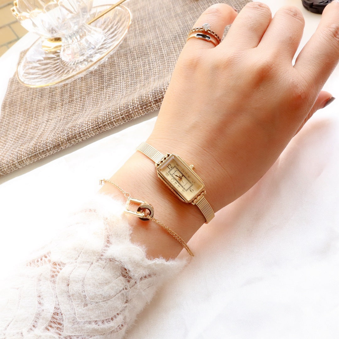 Retro Square Head Fashion Watch