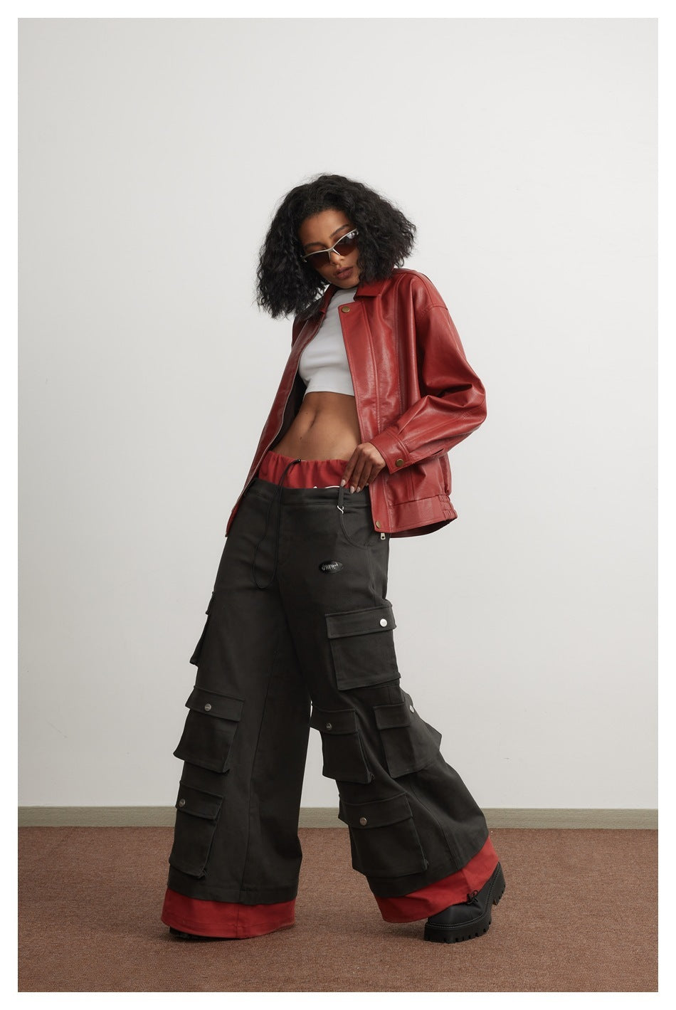 Cool Cropped Leather Jacket