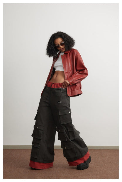 Cool Cropped Leather Jacket