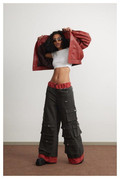 Cool Cropped Leather Jacket