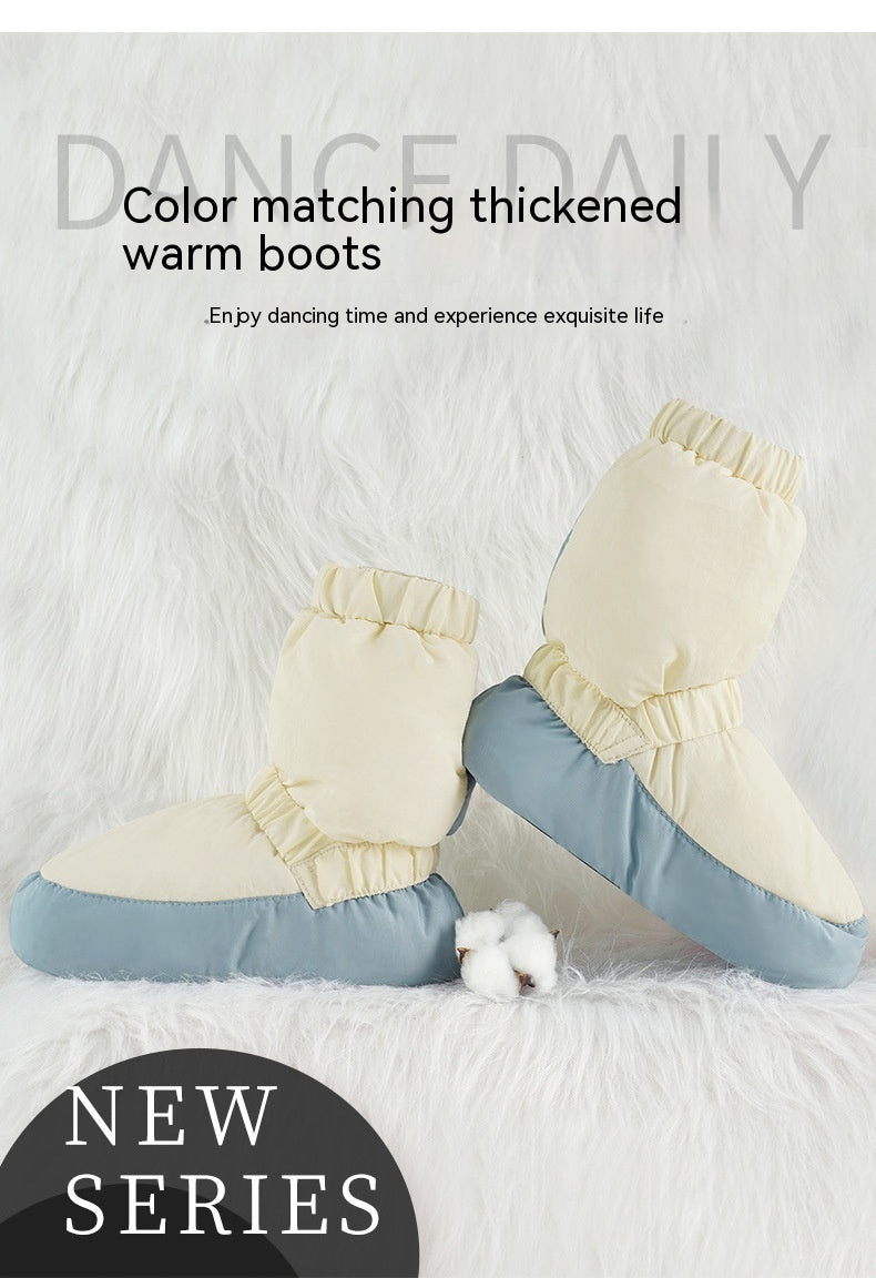 Dance Snow Boots Fleece-lined, Soft Bottom
