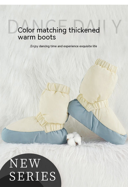 Dance Snow Boots Fleece-lined, Soft Bottom