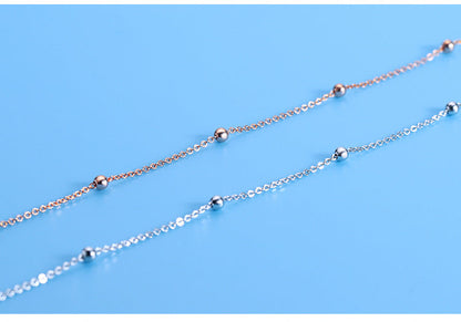 Round Beads Beanie Spacer Beads Choker Necklace