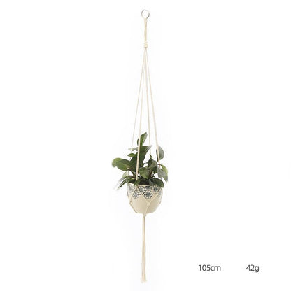 Custom Hand-knitted Hanging Flowerpot Net Bag