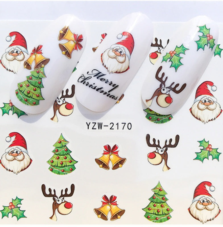 Christmas Water Transfer Nail Stickers