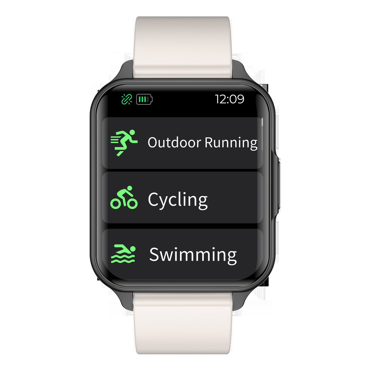 Waterproof Sports Watch Temp Heart Rate