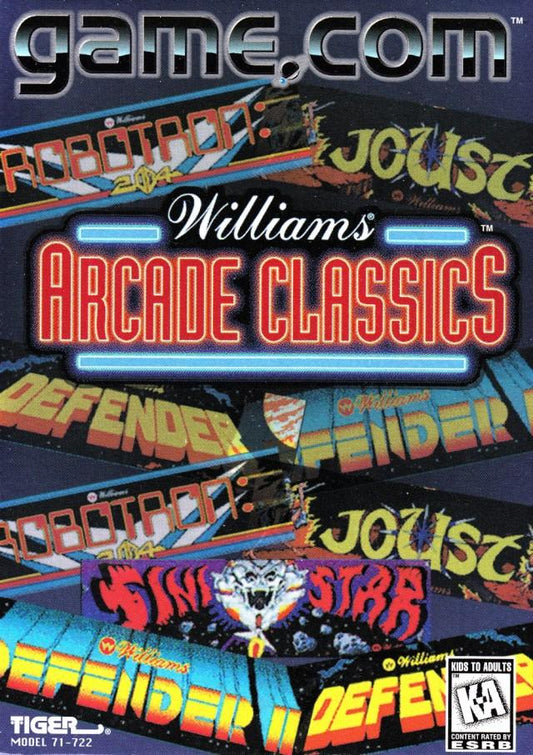 Williams Arcade Classics (Game.Com)