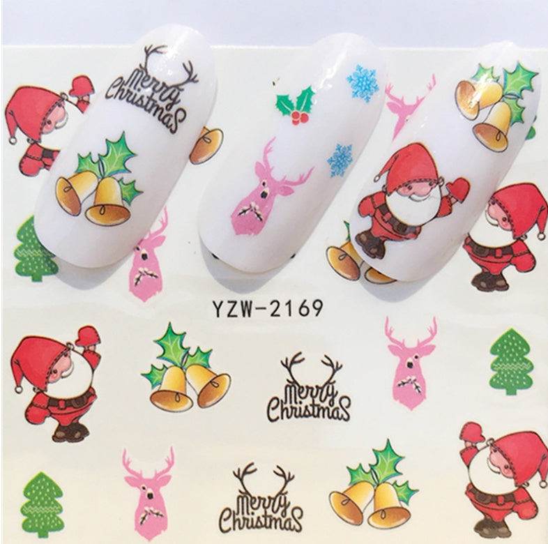 Christmas Water Transfer Nail Stickers