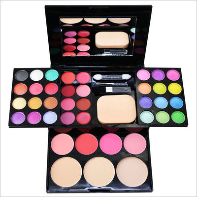 Makeup Box - 39 Color Palette with Eyeshadow, Lipstick, Blush, and Powder