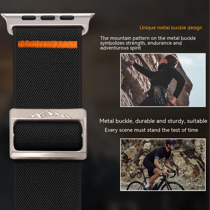 Double-sided Twill Nylon Apple Watch Strap