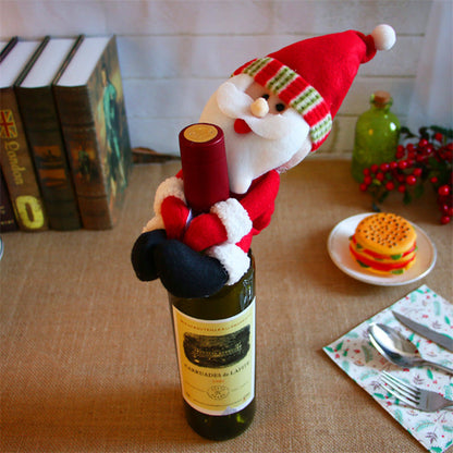 Christmas Wine Bottle Socks Decor