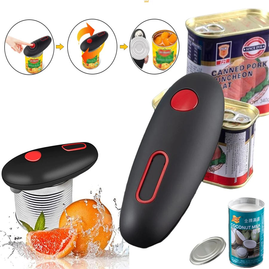 Electric One-Touch Can and Bottle Opener