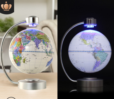 8-Inch Magnetic Suspension Globe - Office Decoration & Novelty Gift