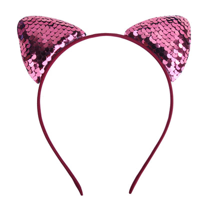 Cartoon Quicksand Headband Sweet Cat Ears