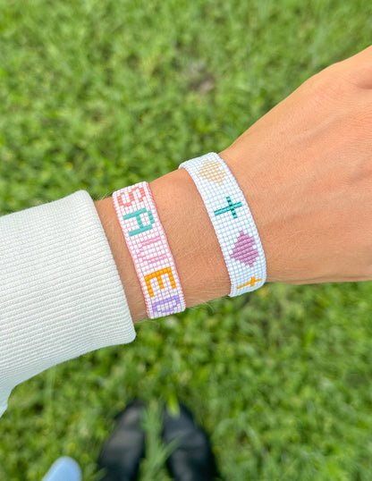 Salvation Micro Bead String Bracelet