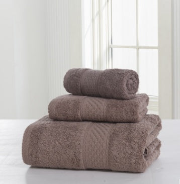 Cotton Soft Double-Sided Thick Bath Towel Set