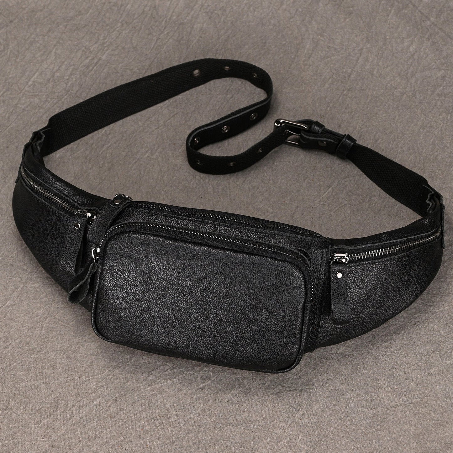 Leather Phone Messenger Bag Men's Fashion