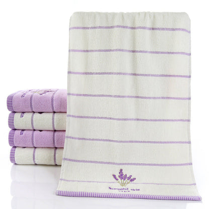 Pure Cotton 32-Strand Embroidered Face Towel