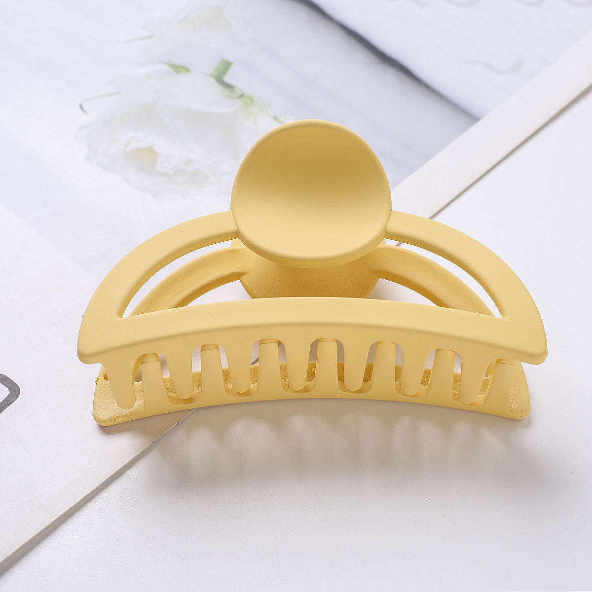 Simple Large Hair Clip Set - Shark Design