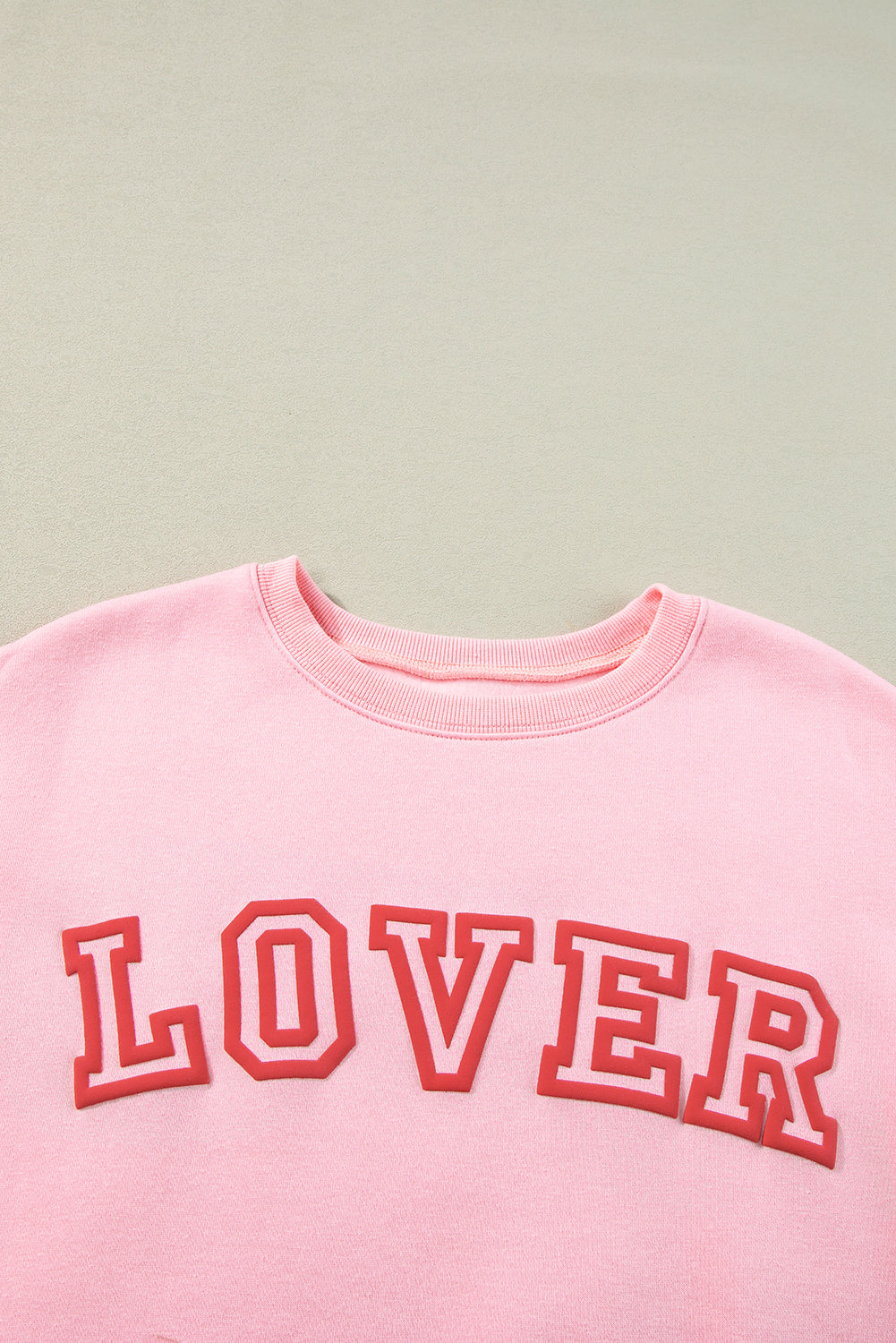 Valentine LOVER Drop Shoulder Pullover Sweatshirt
