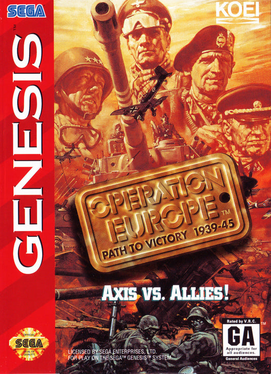 Operation Europe (Sega Genesis)