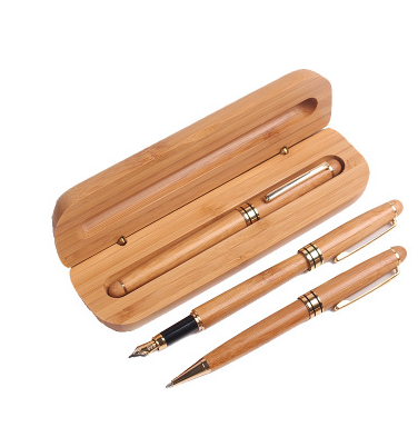 Bamboo Ballpoint Pen - Eco-Friendly Customer Gift