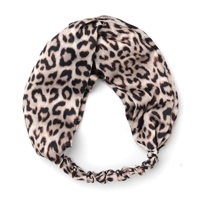 Silk satin cross hair band
