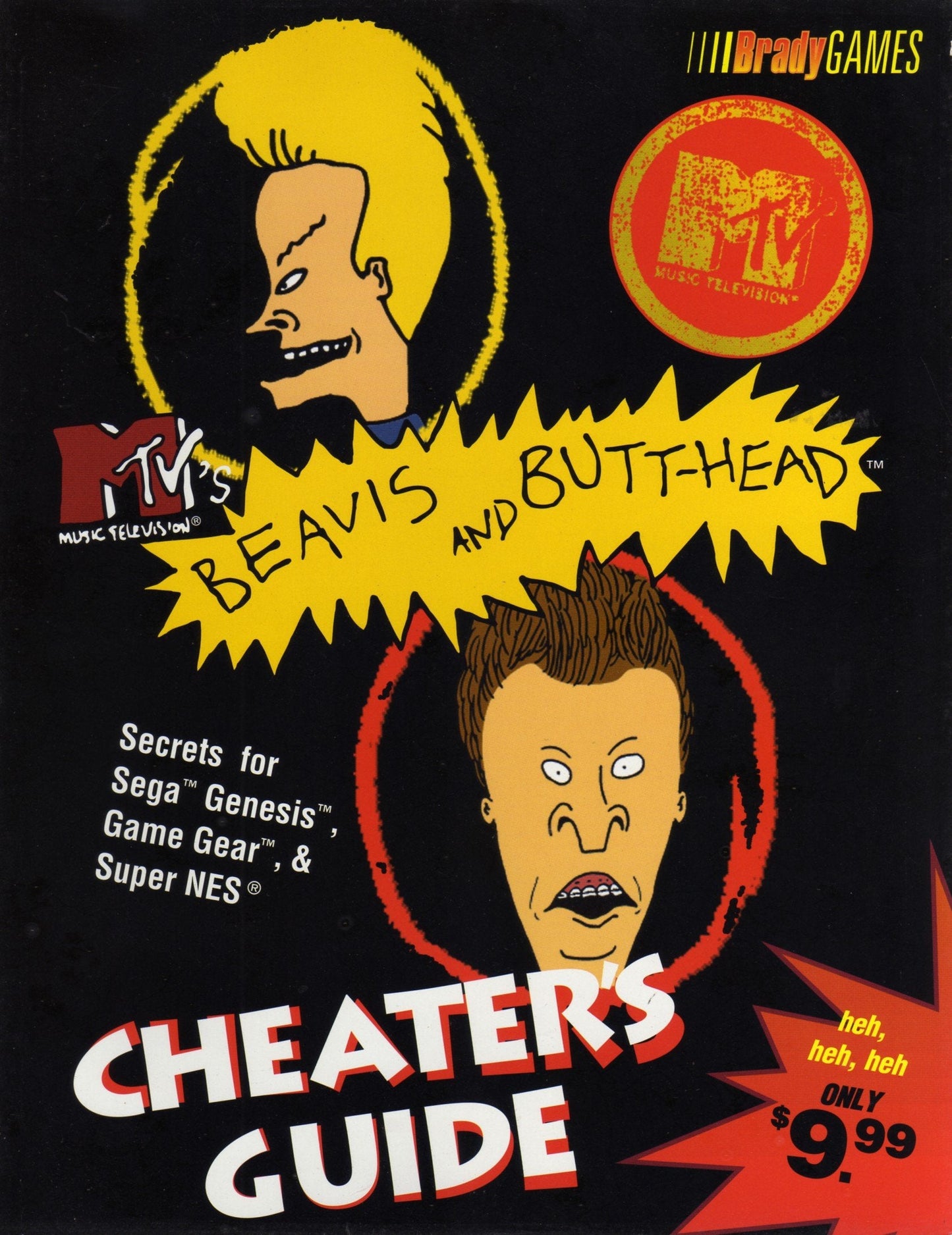 Beavis and Butt-Head Bundle [Game + Strategy Guide] (Sega Genesis)
