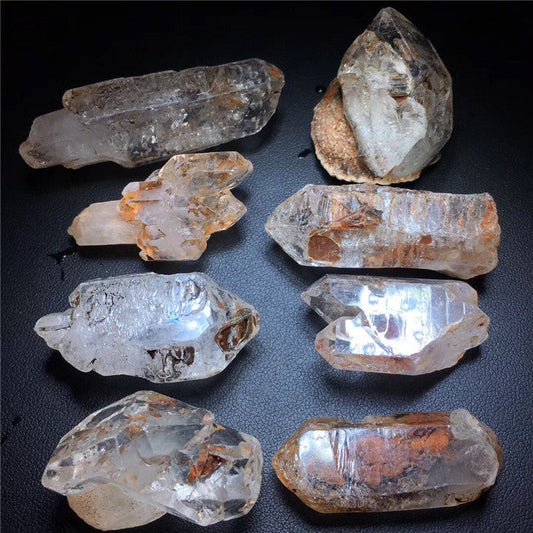 Natural White Crystal Skeleton Backbone Rough Stone