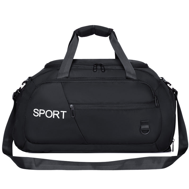 Waterproof Oxford Gym Shoulder Bag with Shoes Compartment
