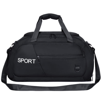 Waterproof Oxford Gym Shoulder Bag with Shoes Compartment