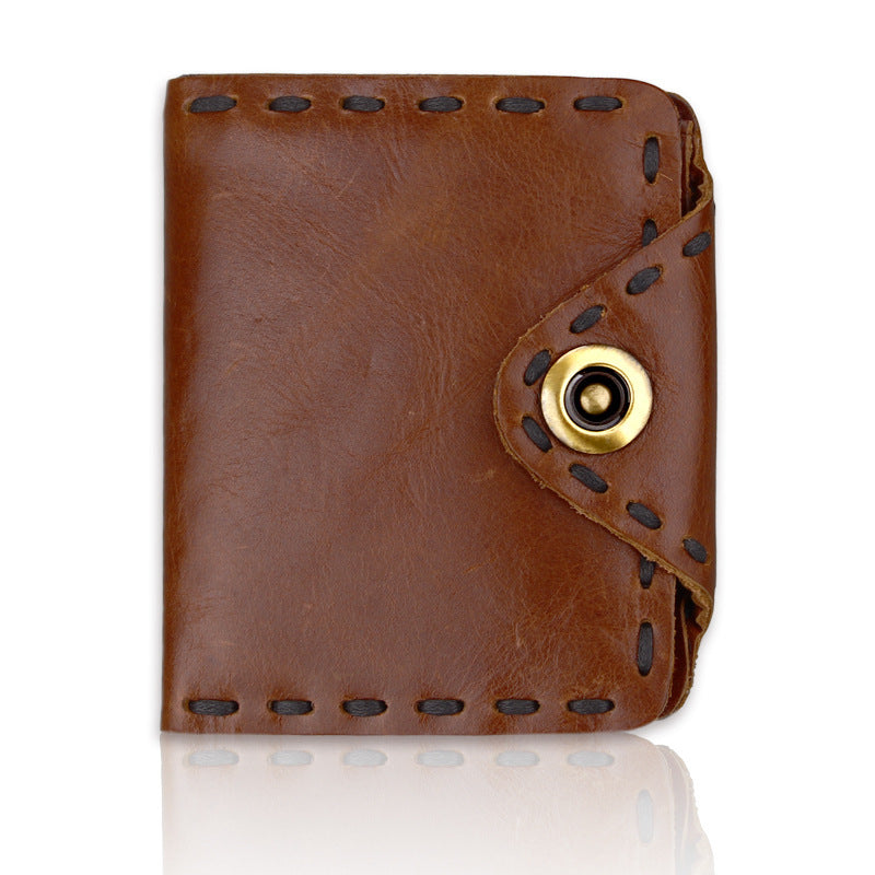 Vintage Men's Long Cowhide Wallet