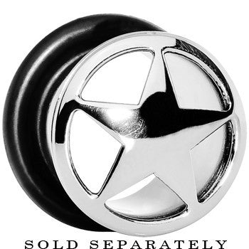 1/2 Stainless Steel Single Flare Star Plug