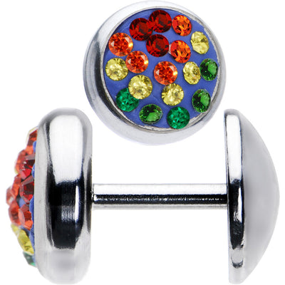 Gem Rainbow Pride Cheater Plug