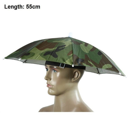 Folding Waterproof Fishing Sunhat - 55/65cm