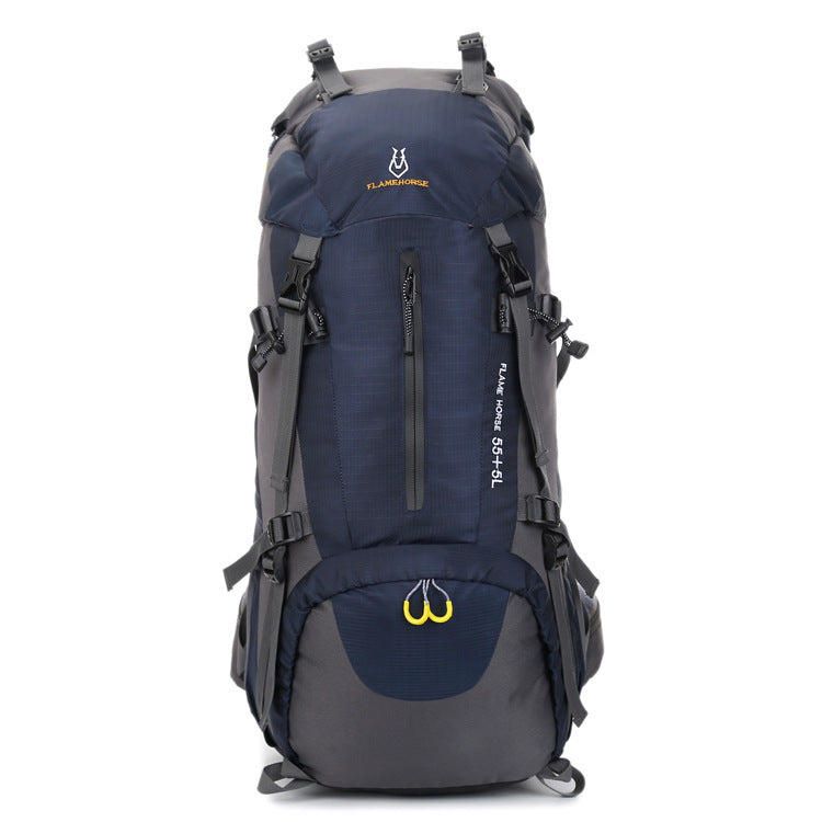 Mountaineering waterproof outdoor sports nylon bag Wild camping backpack