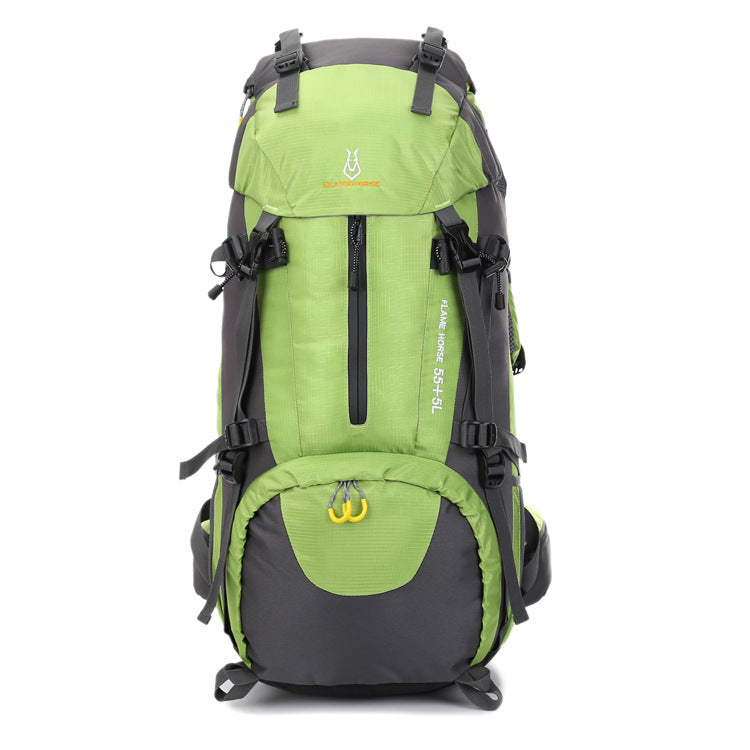 Mountaineering waterproof outdoor sports nylon bag Wild camping backpack