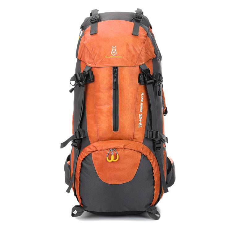 Mountaineering waterproof outdoor sports nylon bag Wild camping backpack