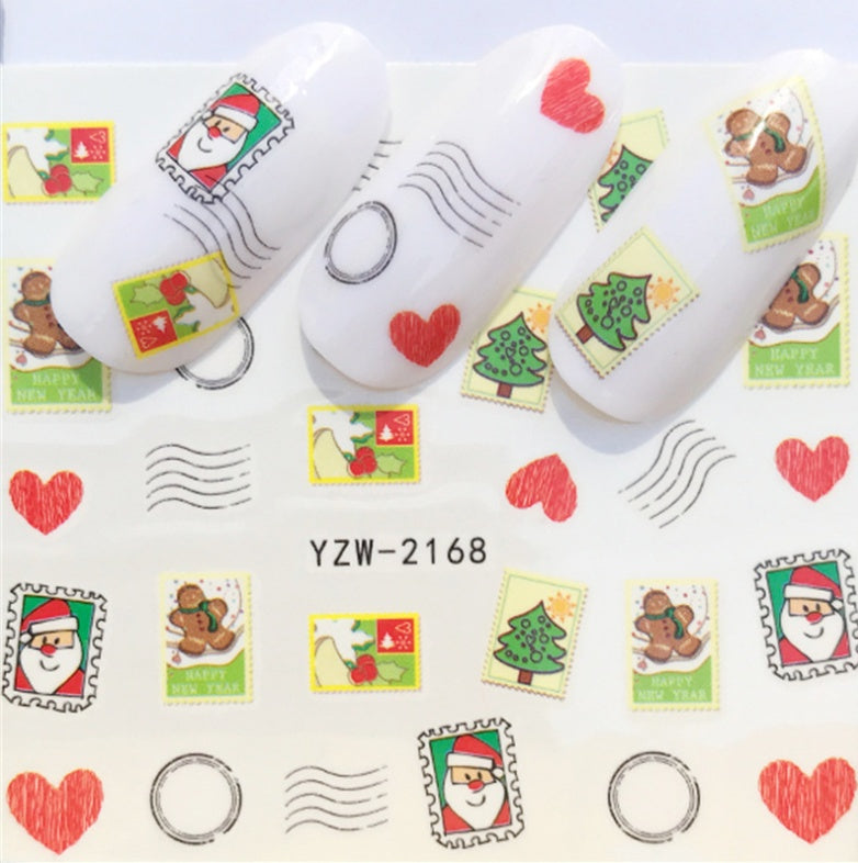 Christmas Water Transfer Nail Stickers