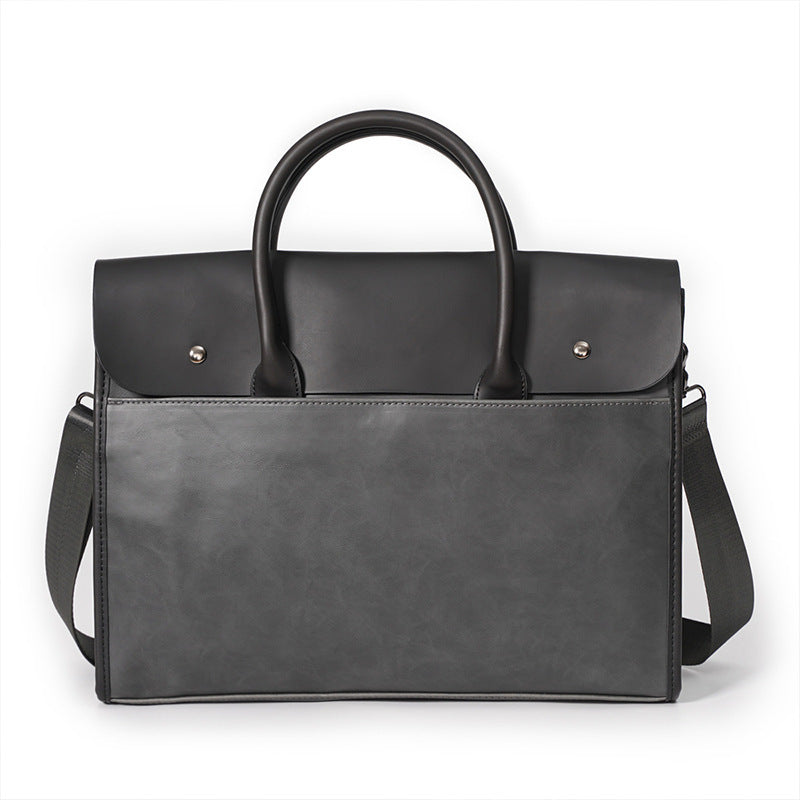 Korean Style Large Capacity Shoulder Briefcase