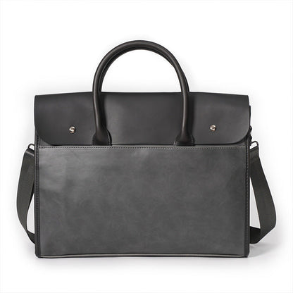 Korean Style Large Capacity Shoulder Briefcase